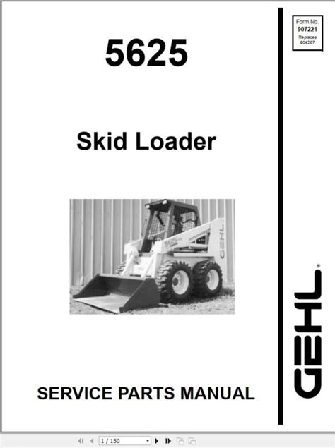 gehl 5625 skid steer service manual|gehl skid steer electrical diagram.